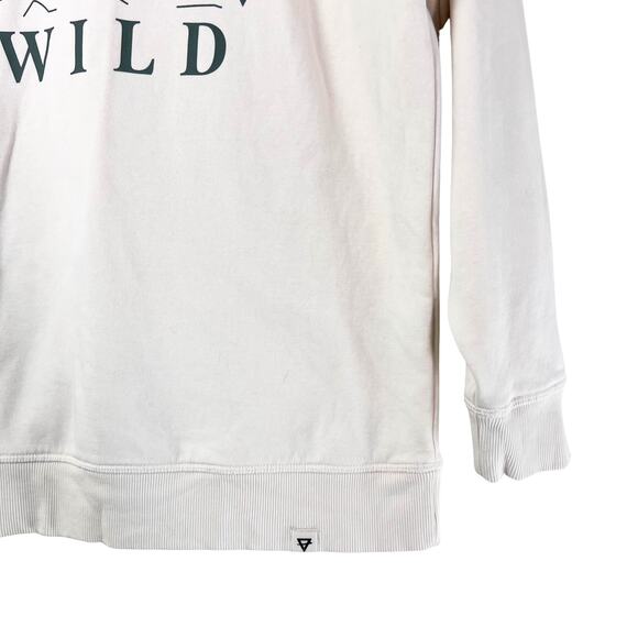 Gabriella Pullover Sweatshirt White Wild Graphic Crewneck Women’s Small Cozy - Picture 5 of 7